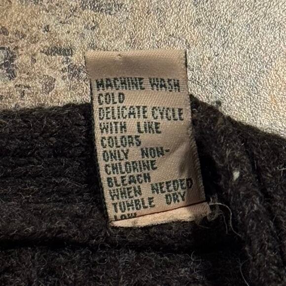 Vintage Claybrooke Cardigan Wool Minimalist Dark Academia Preppy Grandpa Gray XL - Picture 4 of 6